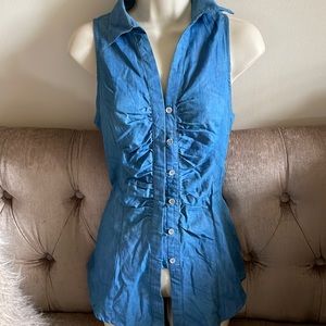 Button Down Top by Evelie